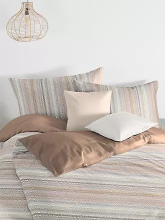 FLEURESSE | Satin Bettwäsche MODERN LIFE 70x90cm/140x200cm Camel | 